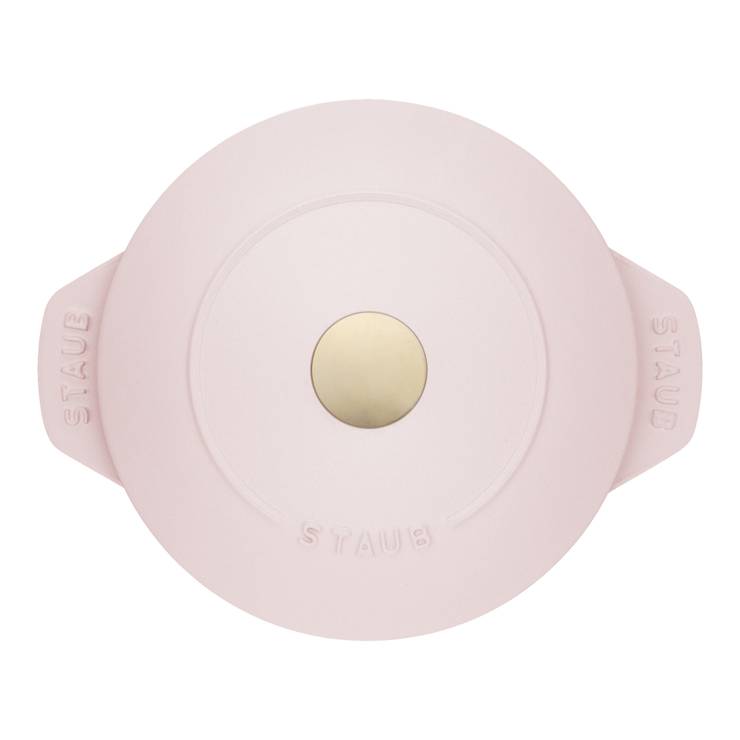 STAUB La Cocotte 1.75 L Cast Iron Round Rice Cocotte, Sorbet Rose