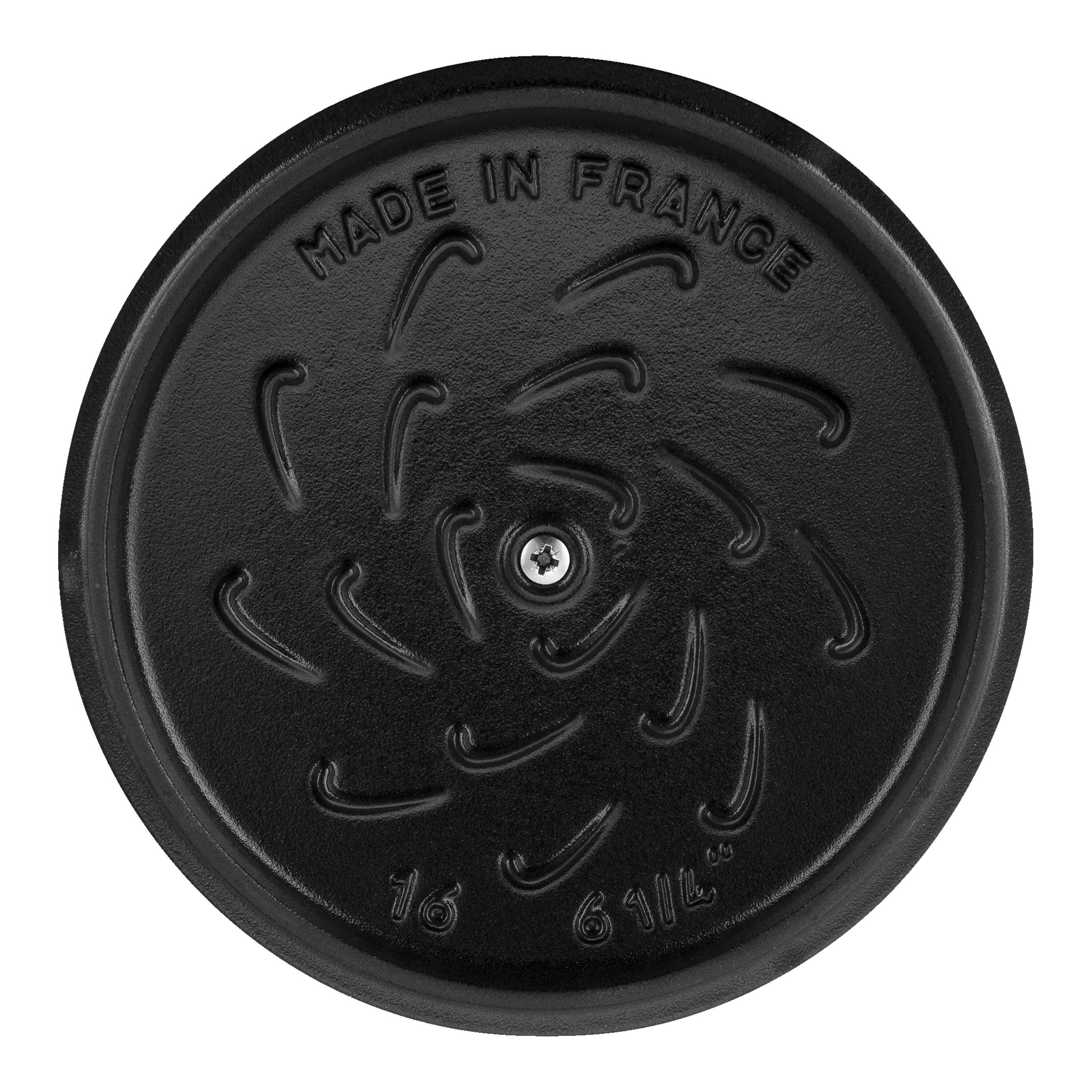 STAUB La Cocotte 1.75 L Cast Iron Round Rice Cocotte, Sorbet Rose