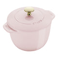 STAUB La Cocotte 1.75 L Cast Iron Round Rice Cocotte, Sorbet Rose