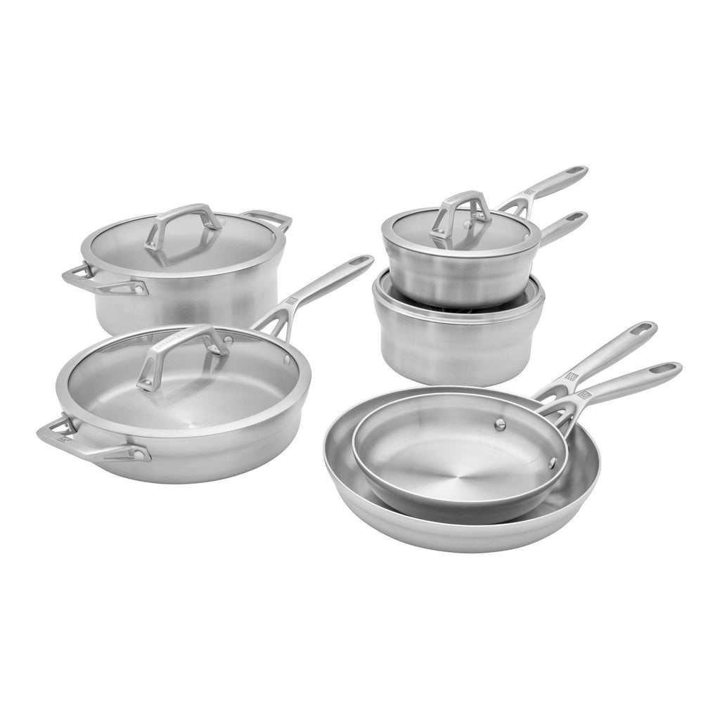ZWILLING Motion Stainless Steel 10 Piece Stainless Steel Cookware Set