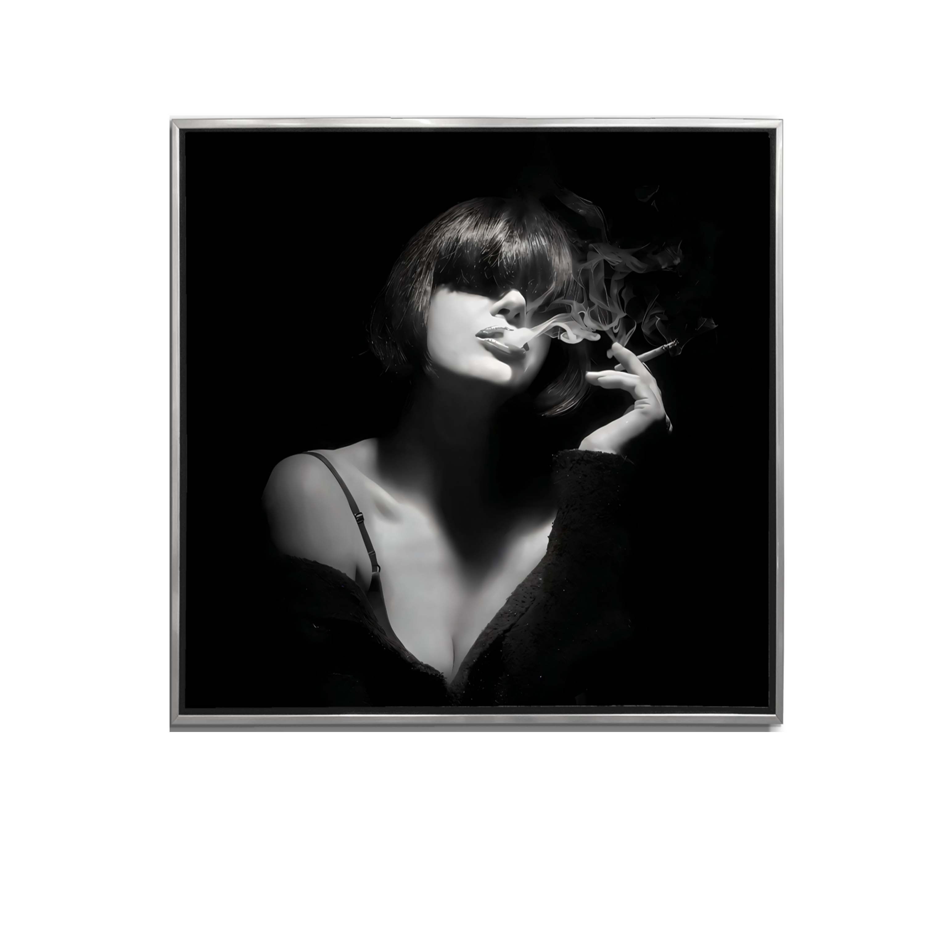Fine Art Canvas-Mystery smoker-Wall Art Decor