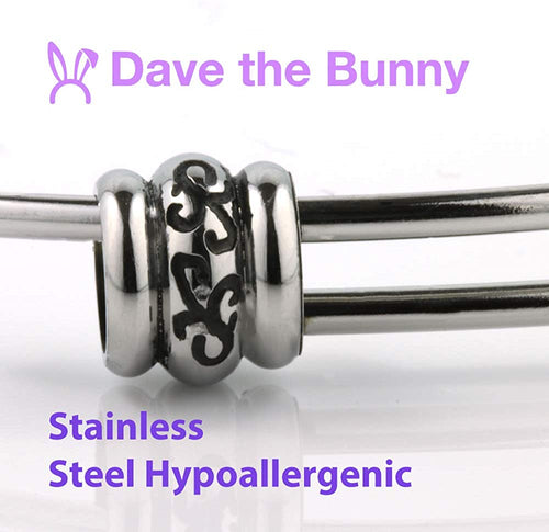 Black Horse Fancy Charm Bangle