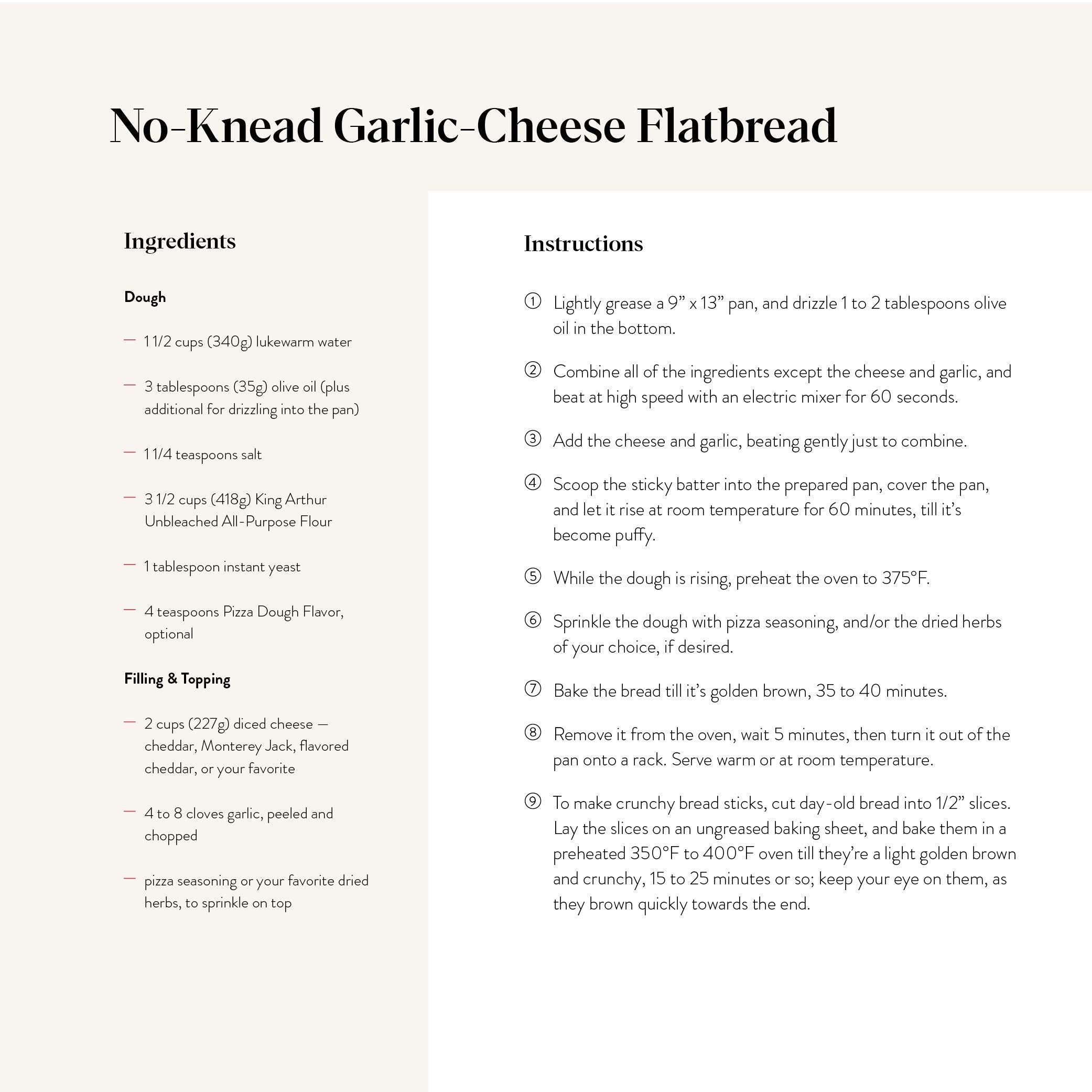 King Arthur Flour Pizza Seasoning - Ships Free Within Canada on Orders Above CAD $199