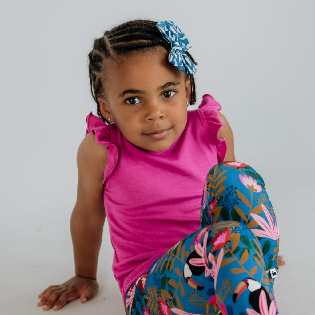 Baby/Kids' Bamboo Ruffle Shoulder — Last Call