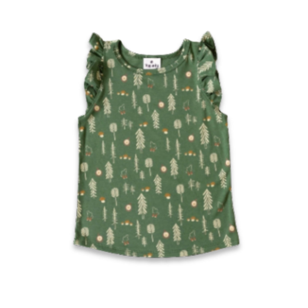 Baby/Kids' Bamboo Ruffle Shoulder — Last Call