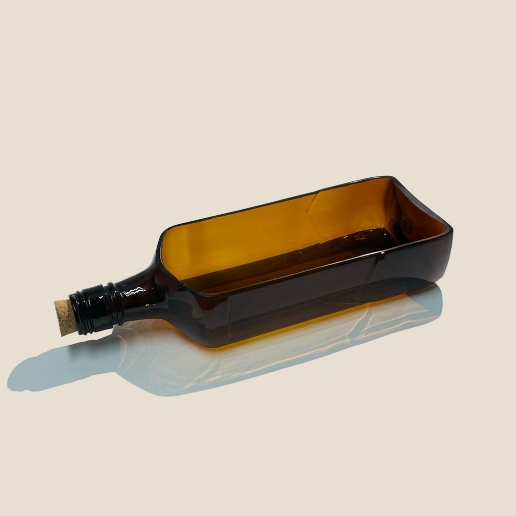 Ballantine Bottle Glass Platters