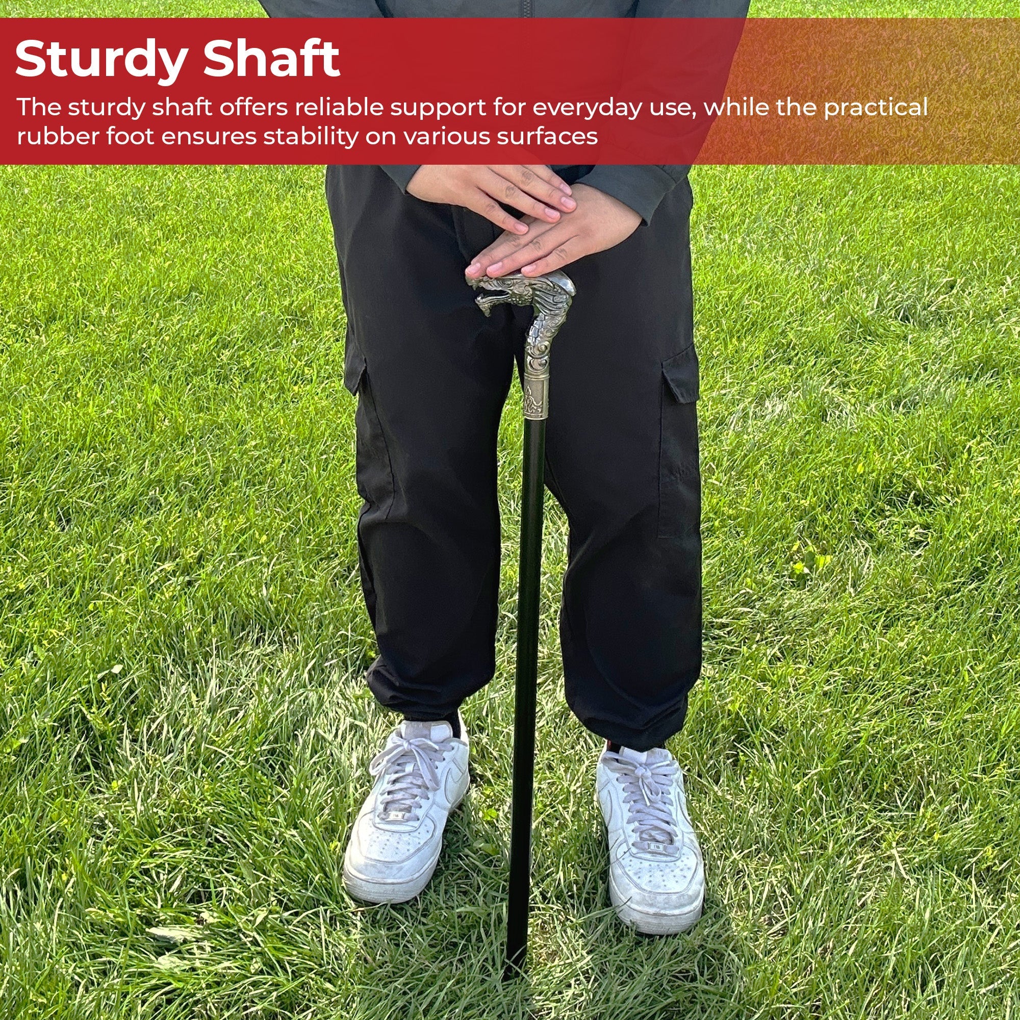 Majestic Chinese Dragon Walking Cane