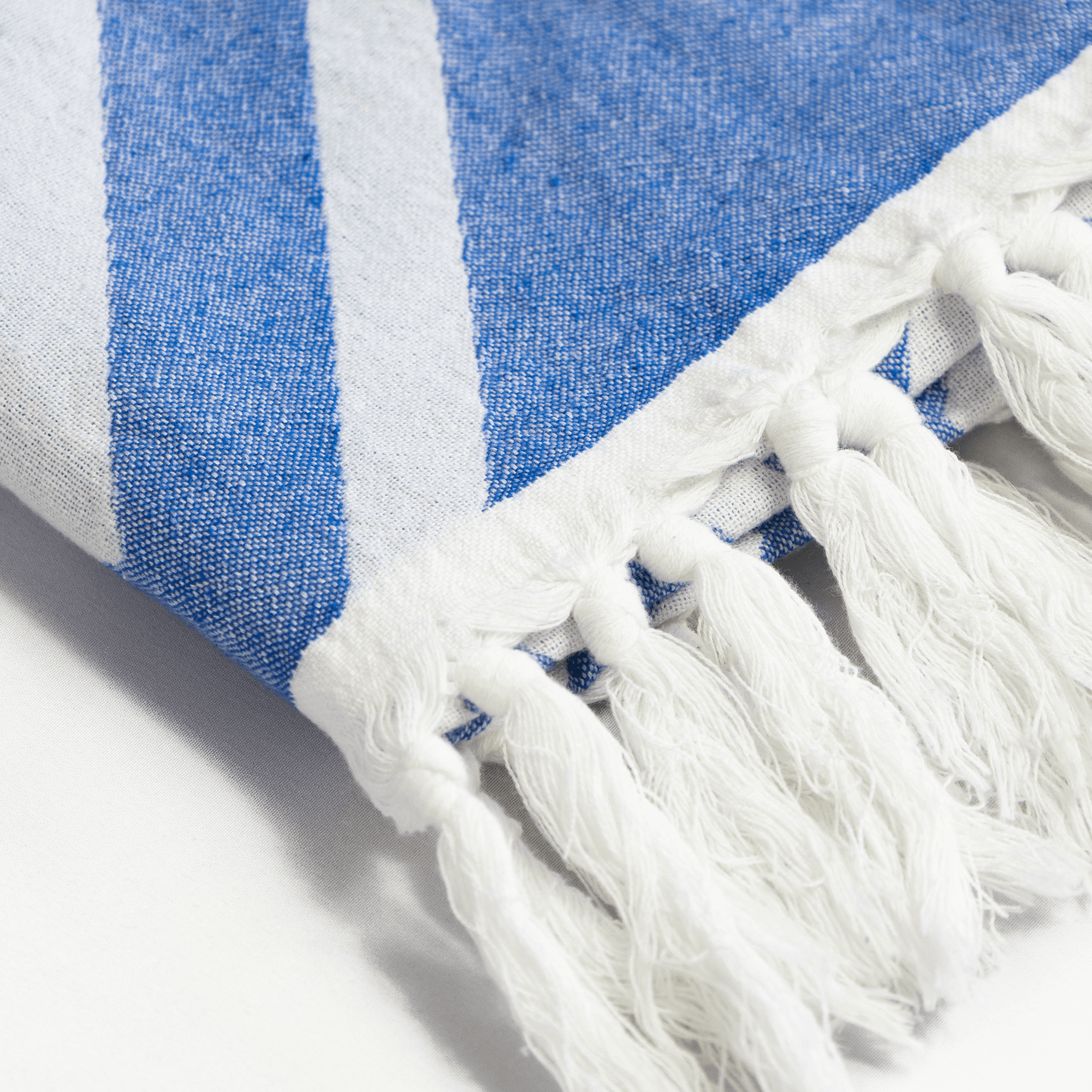 Turkish Towels Canada | Hand Towel | Blue + White