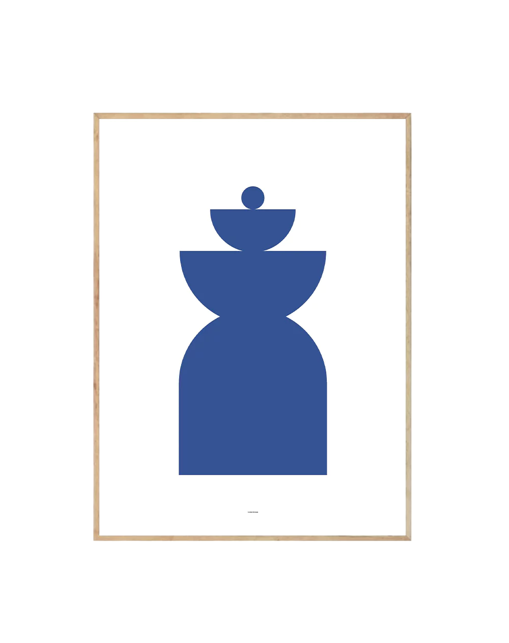 Abstract Geometric Blue II