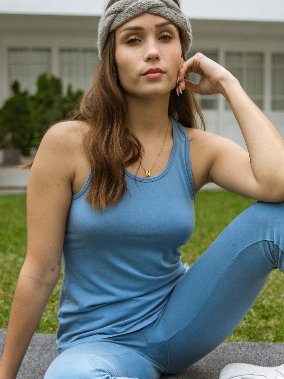 Andean Stone Racerback Tank Top