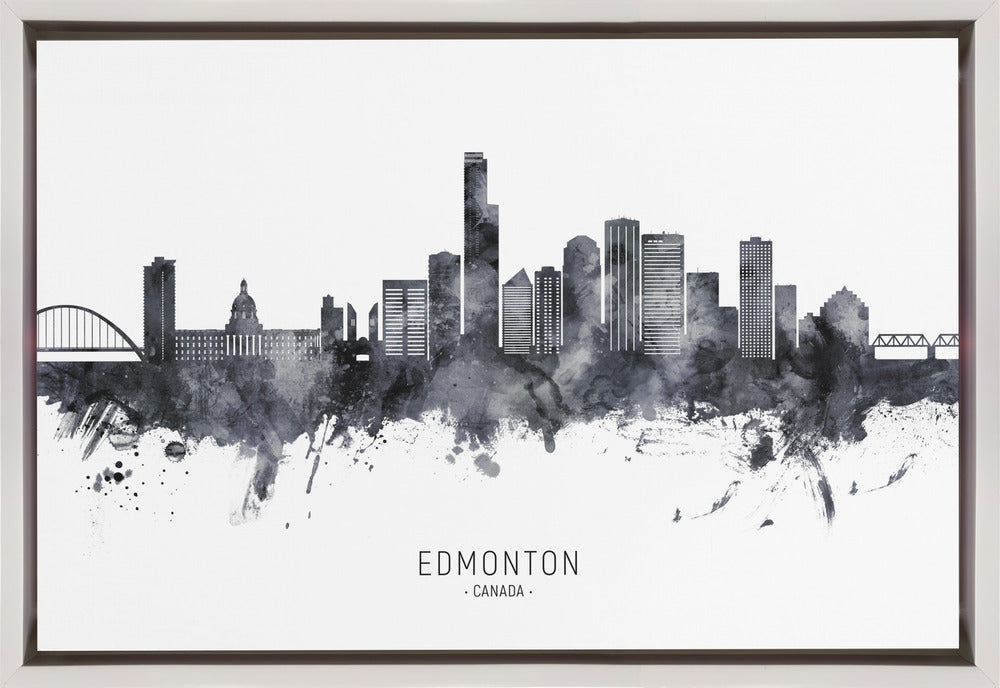 Wall art Edmonton Canada Skyline