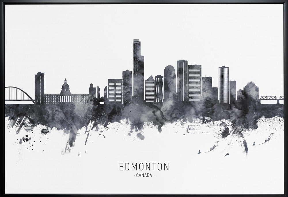 Wall art Edmonton Canada Skyline