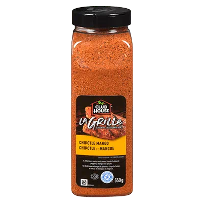 Chipotle Mango Seasoning - Spices and Seasonings - Clubhouse - 650gr. Jar - Case 12 x 650gr. Jars - Canadian Distributor and Supplier - Ships Free Within Canada on Orders Above CAD $199