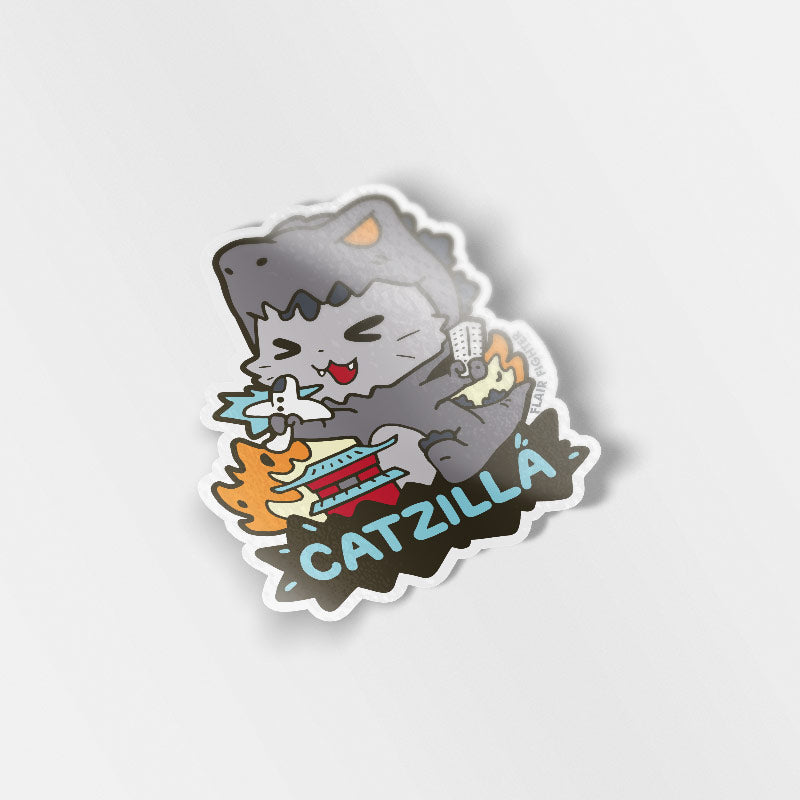 Catzilla Vinyl Sticker