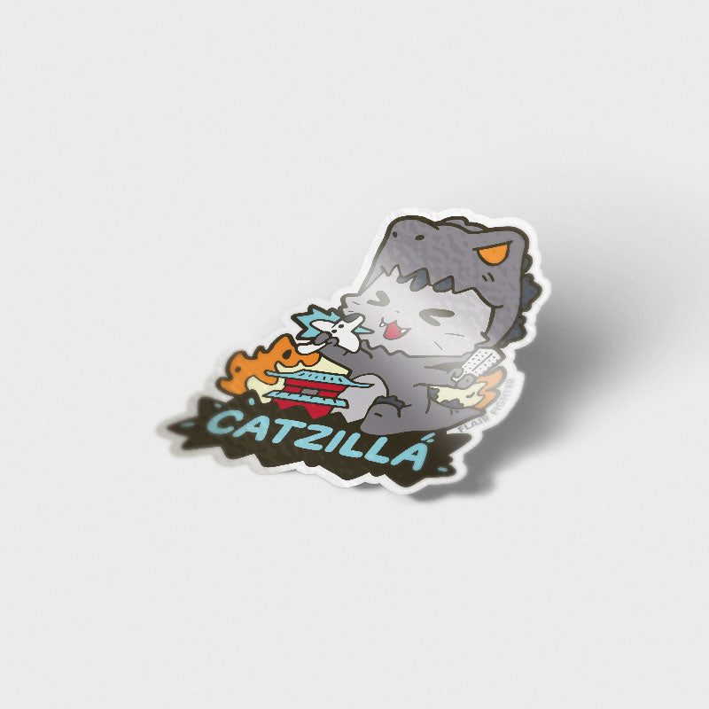 Catzilla Vinyl Sticker