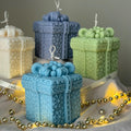 Hand Poured Soy Christmas Gift Box Candle | Festive Decor