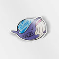 "Always Hungry" Blue Whale Vinyl Sticker